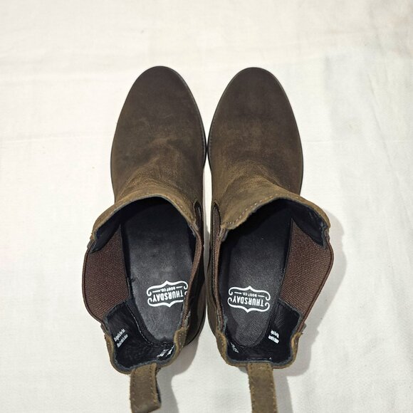 Thursday Boot Co. Duchess Dark Brown Suede Ankle Boots Women's Size US 9.5- NEW - Picture 5 of 9